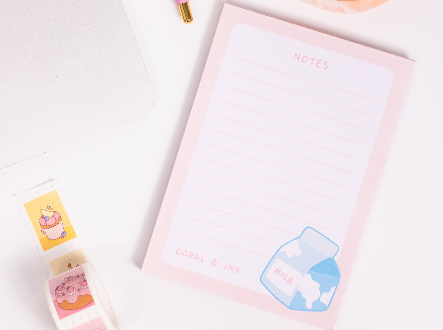 Pink Milky Memo Pad