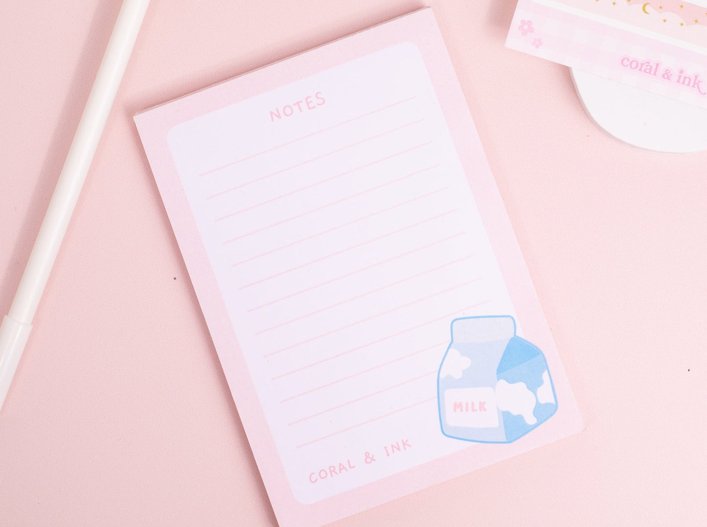 Pink Milky Memo Pad