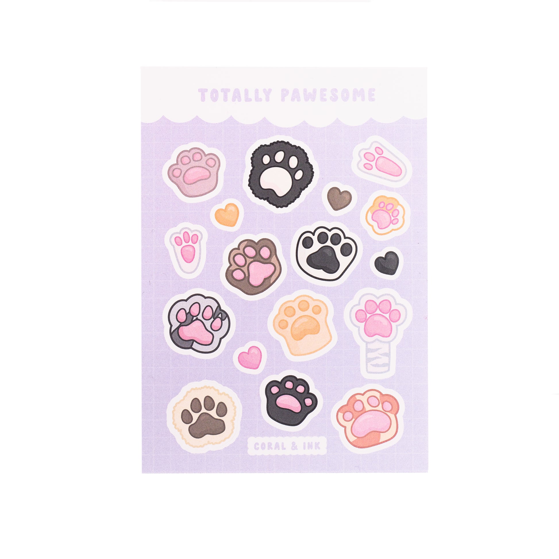 Totally Pawesome Sticker Sheet