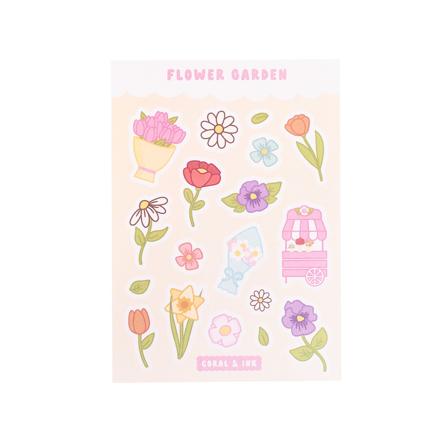Flower Garden Sticker Sheet