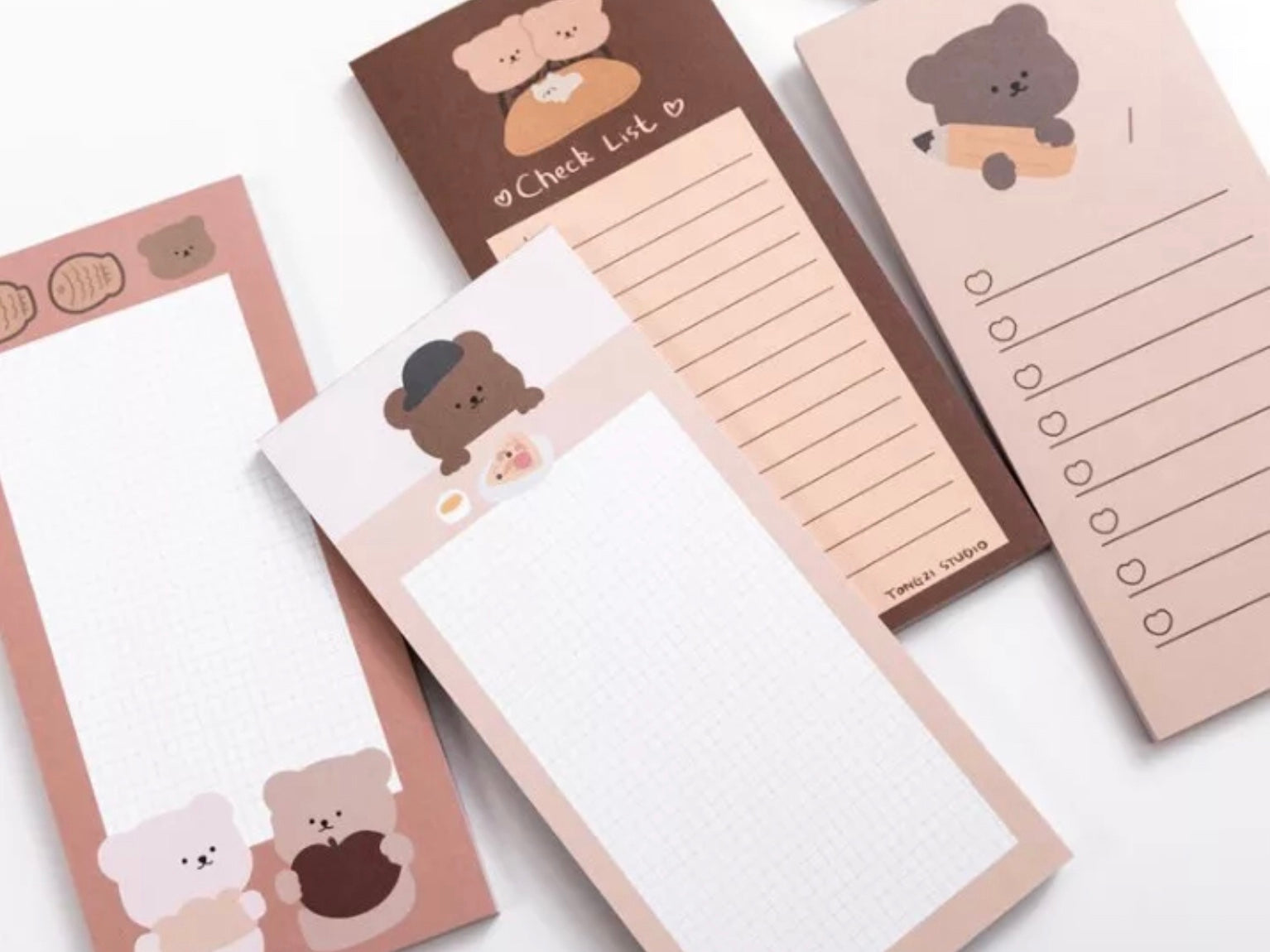 Kawaii Bear Memo Pads