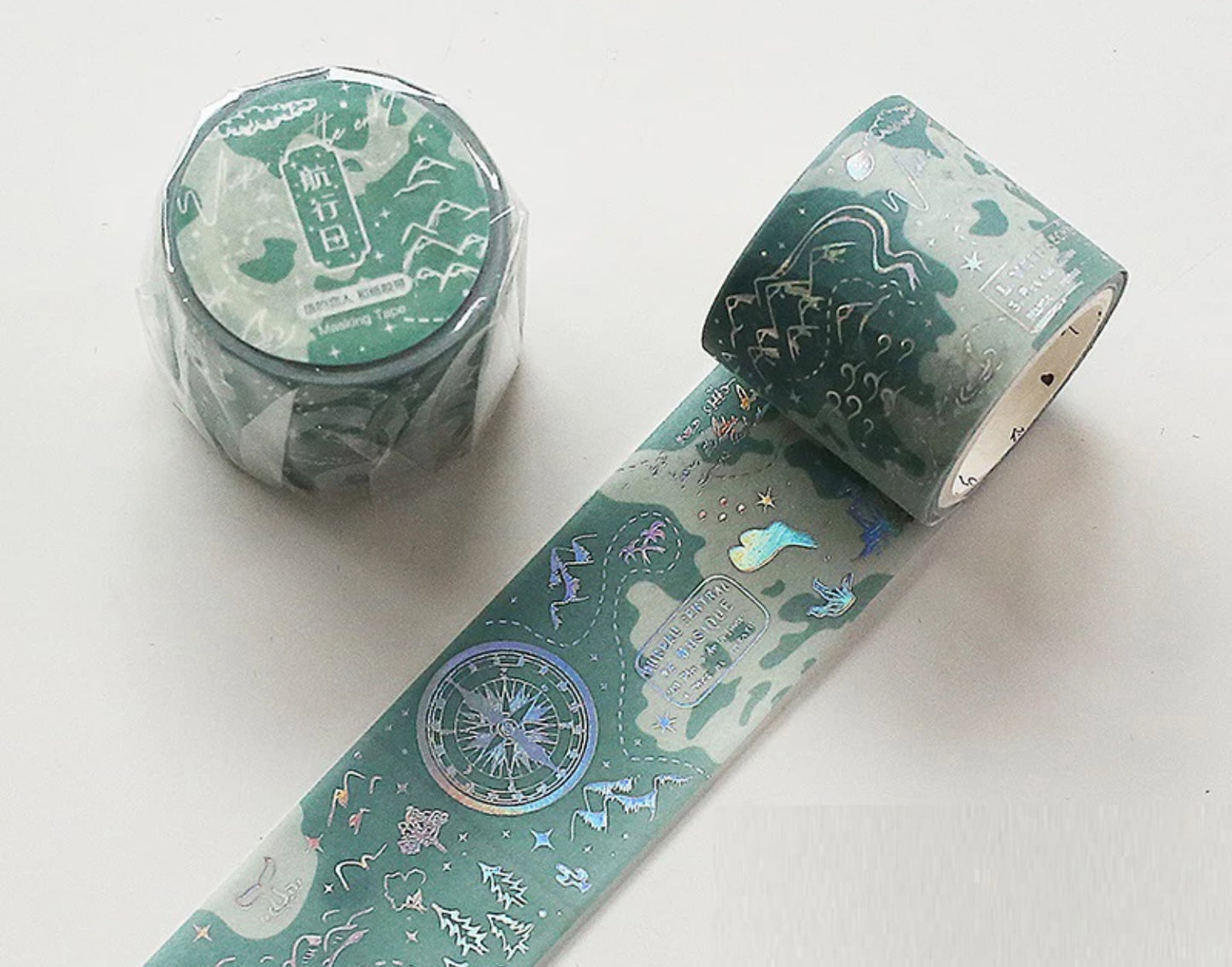 Aesthetic Holographic Washi Tapes