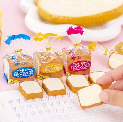 Toast Erasers Set