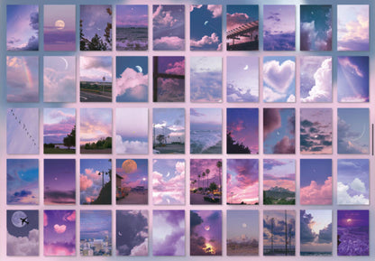 Aesthetic sky sticker book