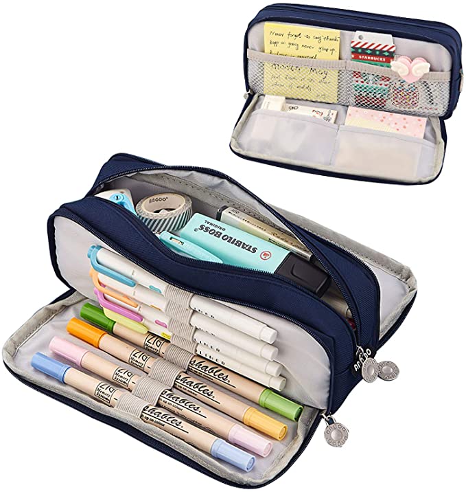 Multi-compartment pencil case