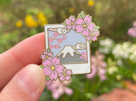 Japanese Spring Sakura Enamel Pin
