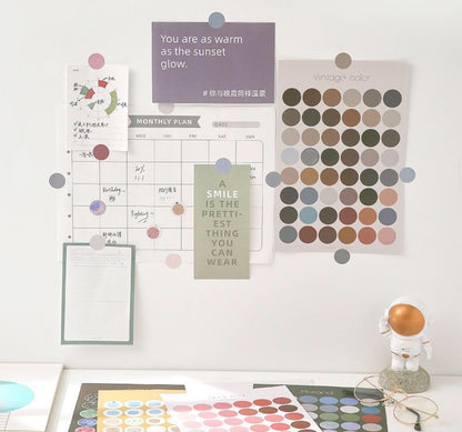 Aesthetic Dot Planner Sticker Sheets