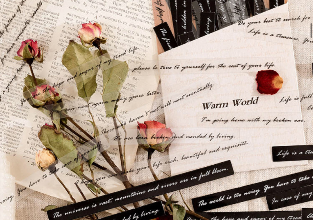 Journal & Scrapbook Quote Stickers coralandink