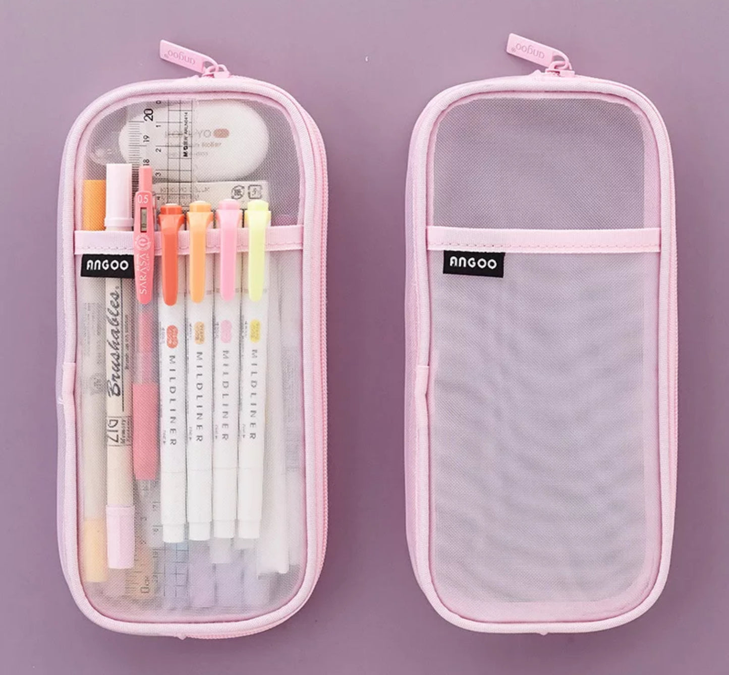 Yyeselk Pencil Case, Aesthetic Pen Pouch, Candy Colored Large