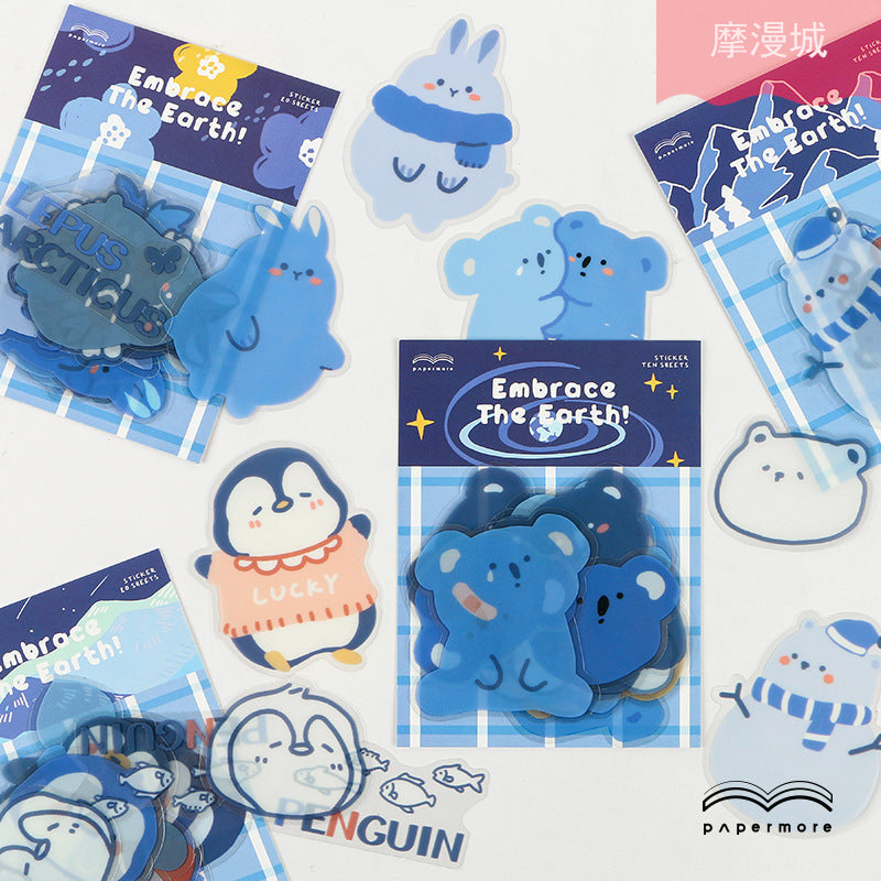 Winter Animal Sticker Packs