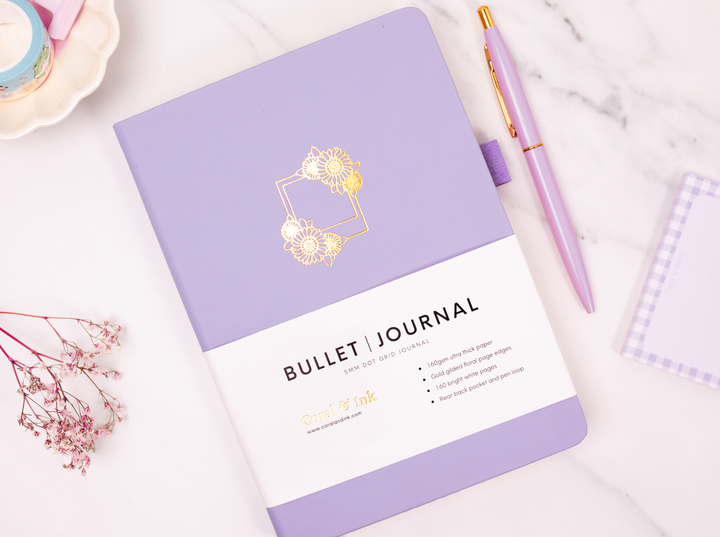 Sunflower A5 Dot Grid Journal