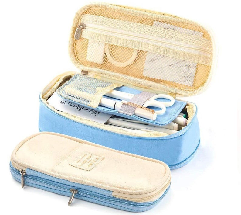 Large pencil case clearance with compartments