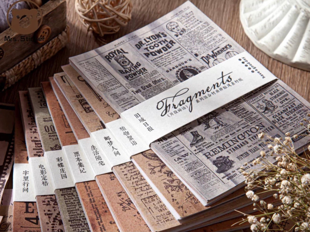 Vintage Scrapbooking Paper Sets
