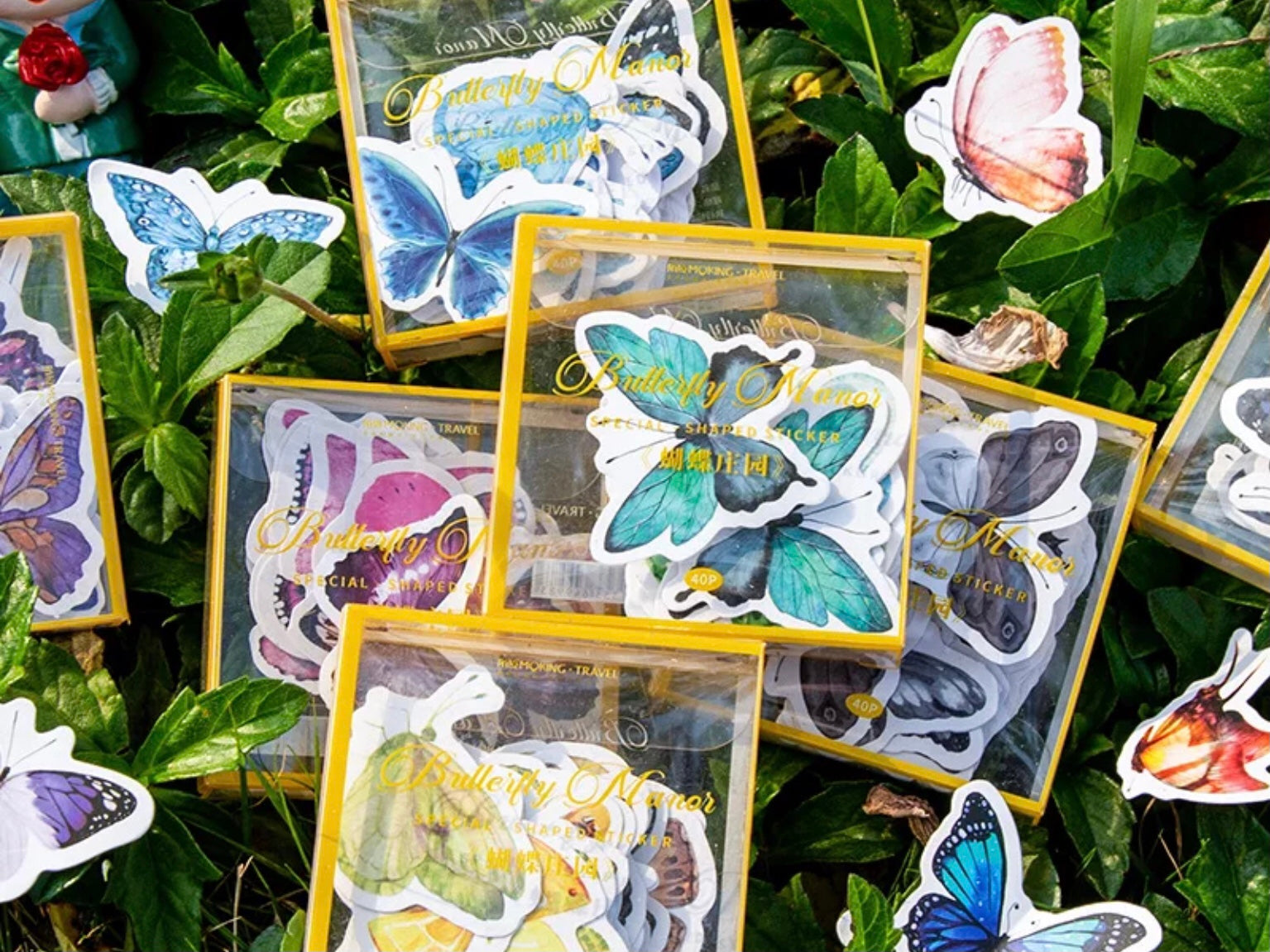 Aesthetic Butterfly Sticker Box