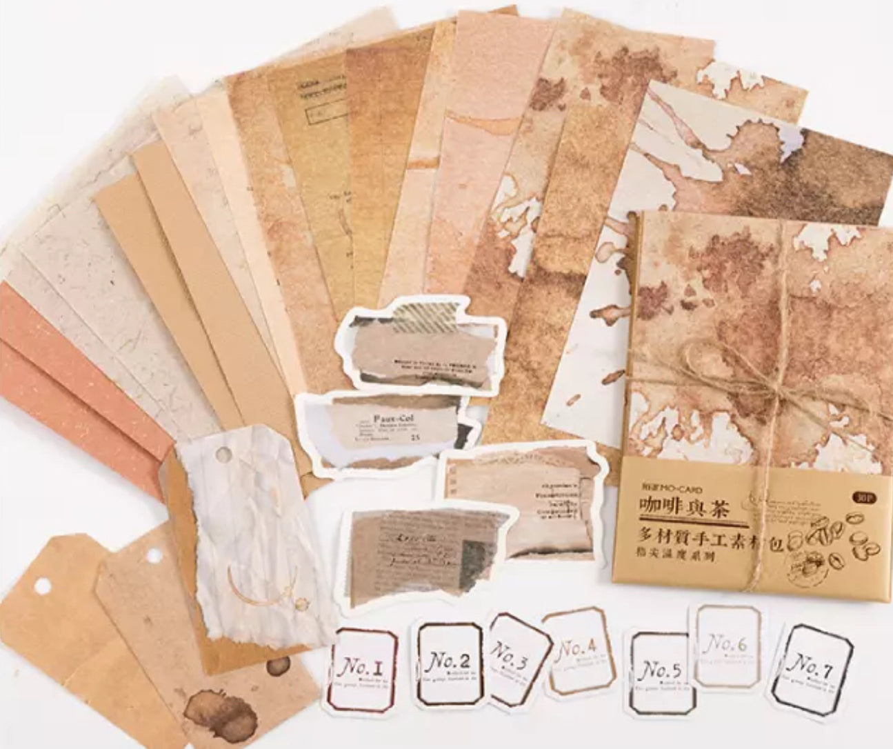 Vintage Scrapbooking Paper Pack