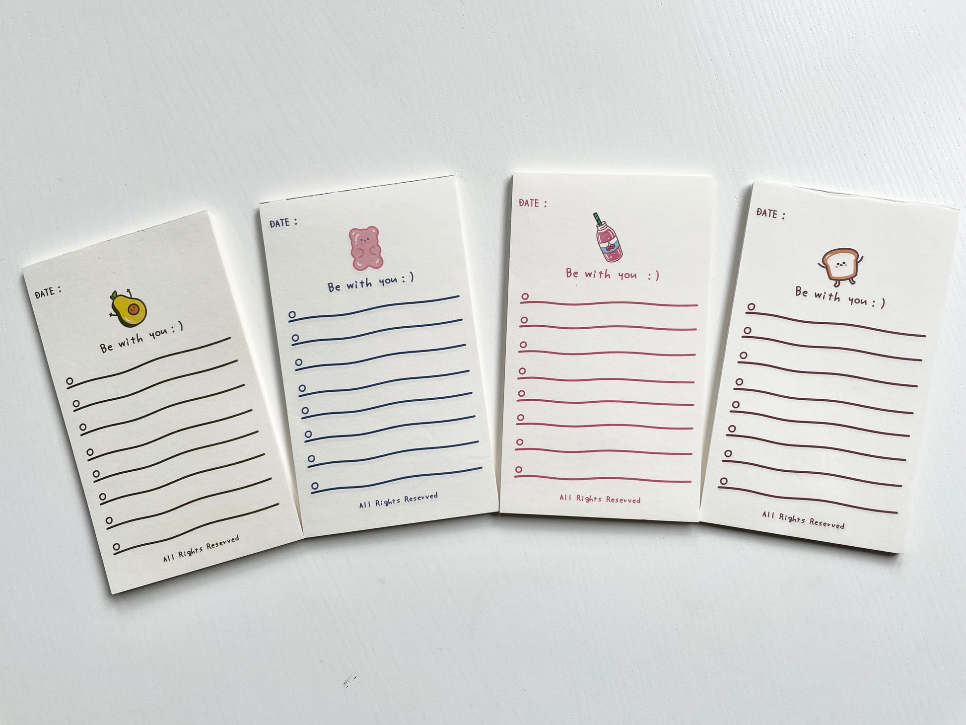 Kawaii Memo Pad Notepaper Sets