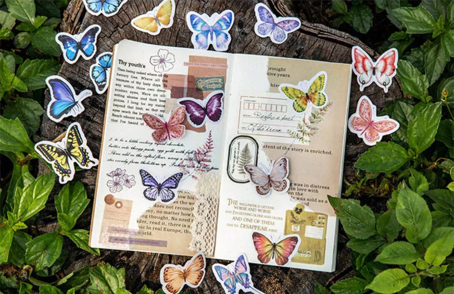 Aesthetic Butterfly Sticker Box