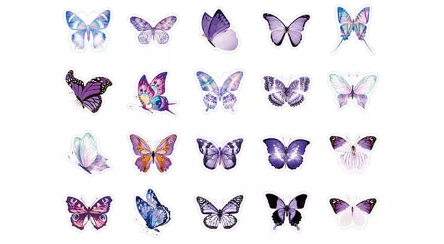 Aesthetic Butterfly Sticker Box
